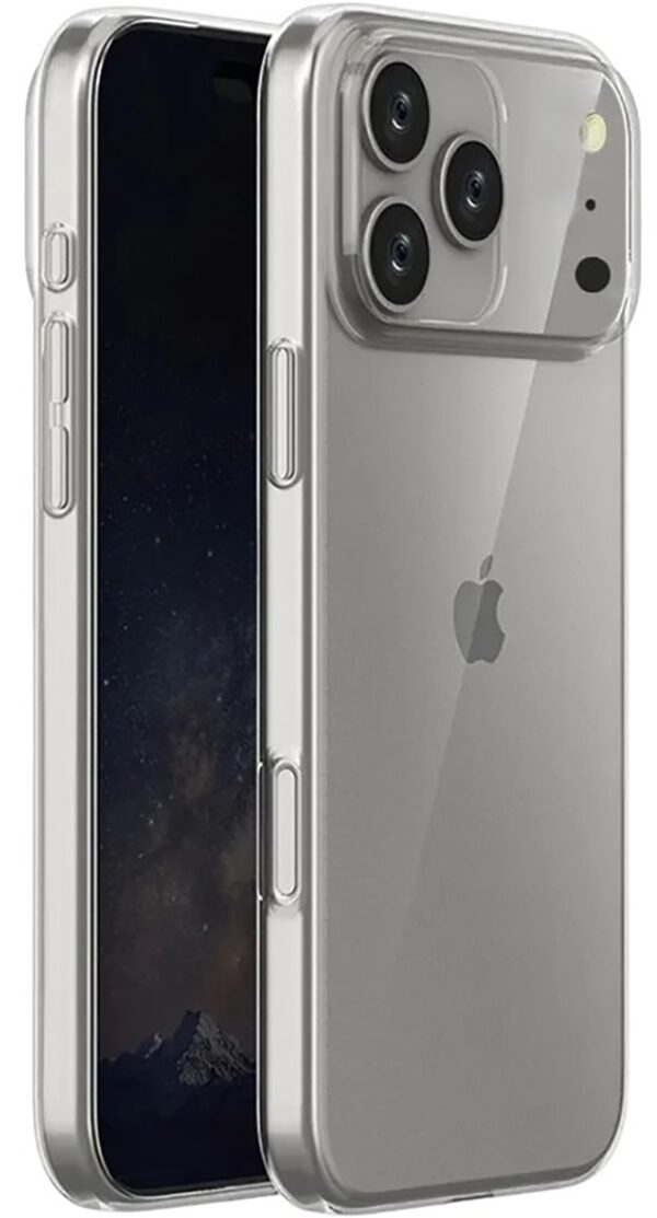 Forcell iPhone 17 Pro Max Θήκη Σιλικόνης TPU 2mm - Διάφανη