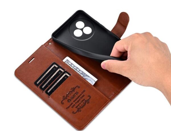 AZNS Xiaomi Redmi 15C 4G / Poco C85 Sheepskin Texture Θήκη Βιβλίο - Brown