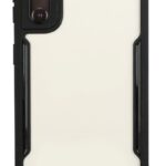 Forcell Samsung Galaxy S21 5G Shockproof Case Θήκη Σιλικόνης Διάφανη - Black