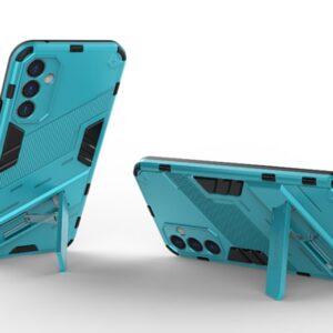 Forcell Samsung Galaxy A34 5G Punk Armor 2 in 1 Θήκη Σκληρή - Blue