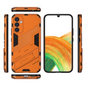 Forcell Samsung Galaxy A34 5G Punk Armor 2 in 1 Θήκη Σκληρή - Orange