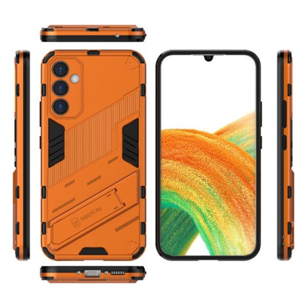Forcell Samsung Galaxy A34 5G Punk Armor 2 in 1 Θήκη Σκληρή - Orange