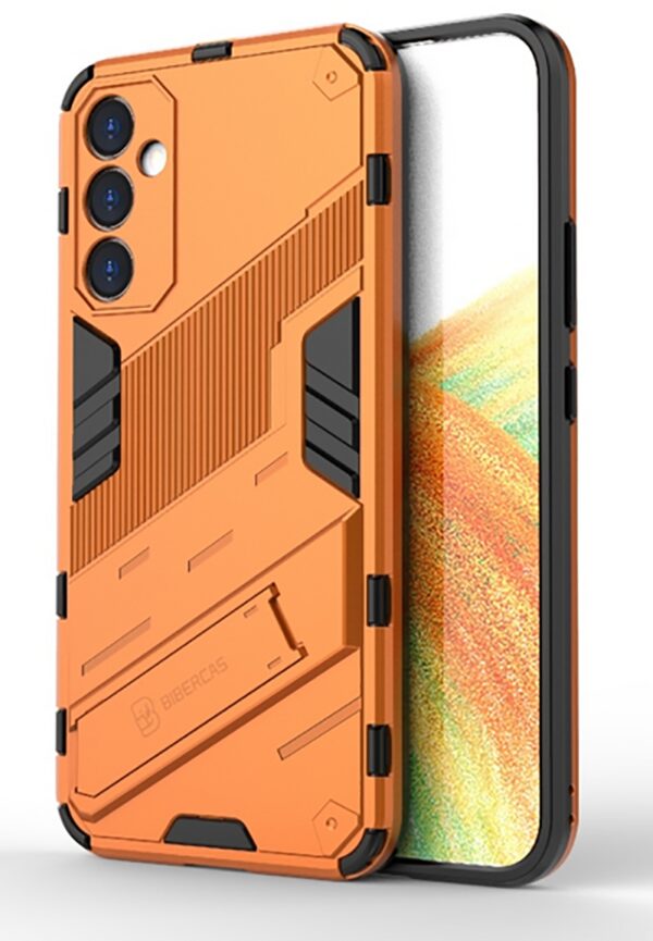 Forcell Samsung Galaxy A34 5G Punk Armor 2 in 1 Θήκη Σκληρή - Orange