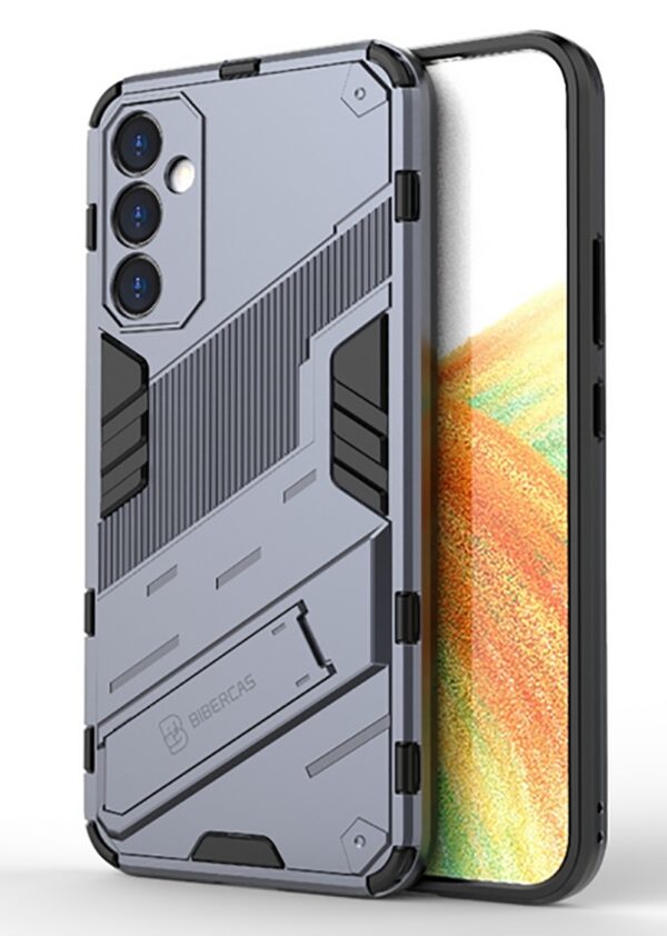 Forcell Samsung Galaxy A34 5G Punk Armor 2 in 1 Θήκη Σκληρή - Grey