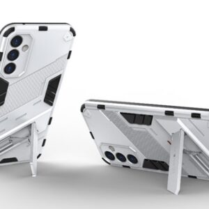 Forcell Samsung Galaxy A34 5G Punk Armor 2 in 1 Θήκη Σκληρή - White