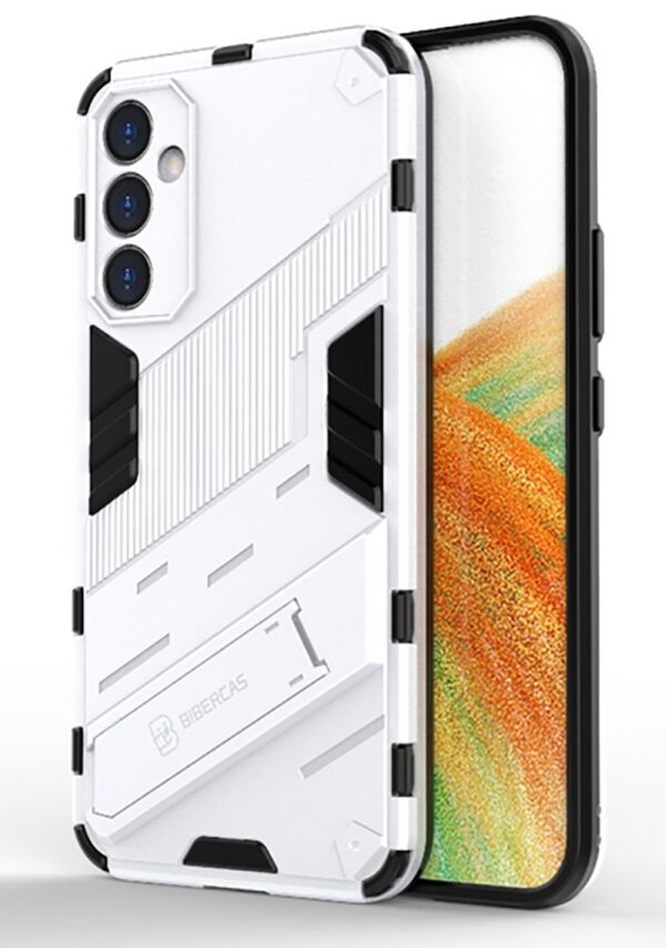 Forcell Samsung Galaxy A34 5G Punk Armor 2 in 1 Θήκη Σκληρή - White