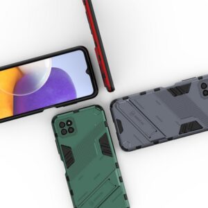 Forcell Samsung Galaxy A22 5G Punk Armor 2 in 1 Θήκη Σκληρή - Grey