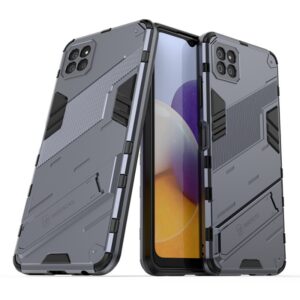Forcell Samsung Galaxy A22 5G Punk Armor 2 in 1 Θήκη Σκληρή - Grey