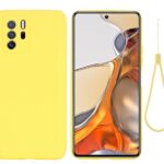 Forcell Xiaomi Poco X3 GT Solid Color Θήκη Σιλικόνης - Yellow
