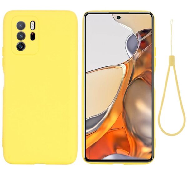 Forcell Xiaomi Poco X3 GT Solid Color Θήκη Σιλικόνης - Yellow Forcell Xiaomi Poco X3 GT Solid Color Θήκη Σιλικόνης - Yellow