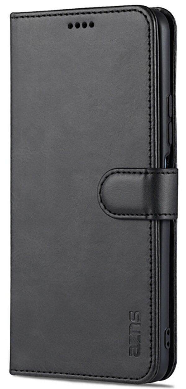 AZNS Xiaomi Mi 11 Lite 4G / Mi 11 Lite 5G Skin Feel Calf Flip Θήκη Βιβλίο - Black