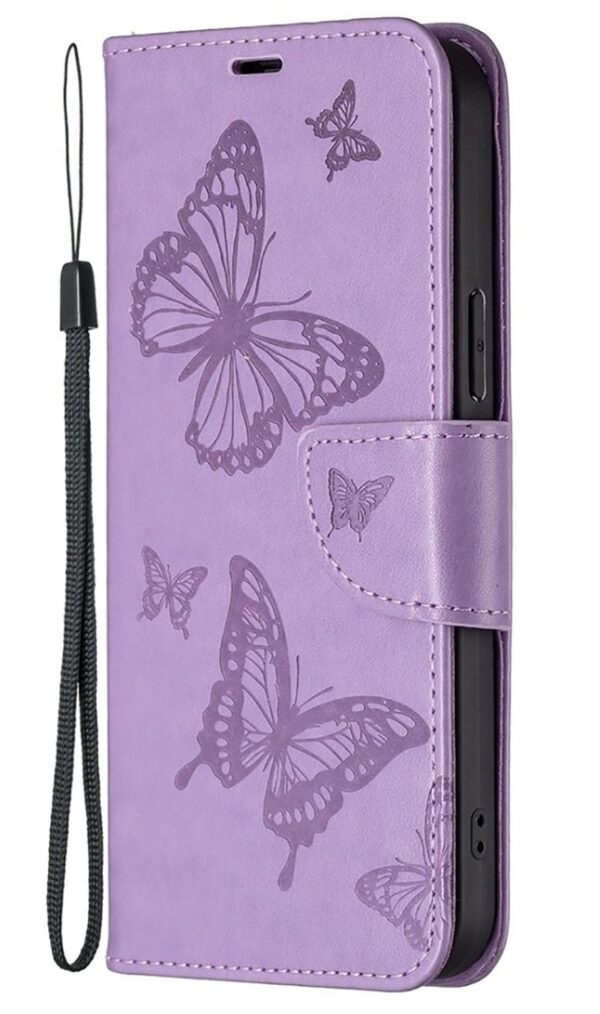 Tel1 Xiaomi Mi 11 Lite 4G / Mi 11 Lite 5G Two Butterflies Embossing Θήκη Βιβλίο - Purple Tel1 Xiaomi Mi 11 Lite 4G / Mi 11 Lite 5G Two Butterflies Embossing Θήκη Βιβλίο - Purple