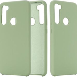 Forcell Xiaomi Redmi Note 8 / Note 8 2021 Pure Color Liquid Θήκη Σιλικόνης - Light Green