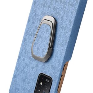 Forcell Xiaomi Redmi Note 11 Pro / Note 11 Pro 5G Global Ring Holder Honeycomb Θήκη Σκληρή - Blue