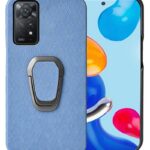 Forcell Xiaomi Redmi Note 11 Pro / Note 11 Pro 5G Global Ring Holder Honeycomb Θήκη Σκληρή - Blue