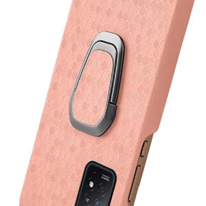 Forcell Xiaomi Redmi Note 11 Pro / Note 11 Pro 5G Global Ring Holder Honeycomb Θήκη Σκληρή - Pink