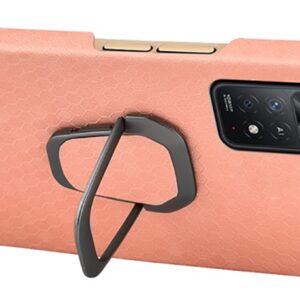 Forcell Xiaomi Redmi Note 11 Pro / Note 11 Pro 5G Global Ring Holder Honeycomb Θήκη Σκληρή - Pink