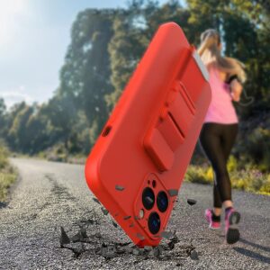 Forcell Samsung Galaxy A21s Rope Case with Lanyard Θήκη Σιλικόνης - Red