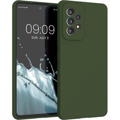 Samsung Galaxy A53 5G Θήκη Σιλικόνης Πράσινη Soft Touch Silicone Rubber Soft Case Green