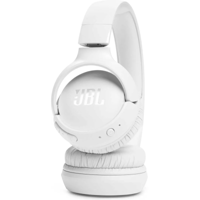 JBL Tune 520BT On-Ear Ασύρματα Ακουστικά έως 57 ώρες Λευκά
