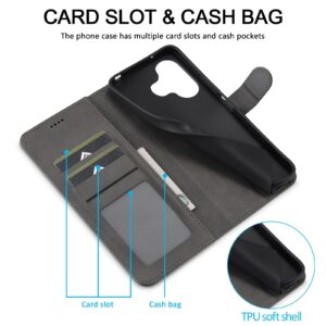 LC.IMEEKE Xiaomi Redmi 13 4G Calf Texture Θήκη Βιβλίο - Grey