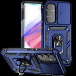 Forcell Samsung Galaxy A54 5G Hybrid Armor Camshield Θήκη Σκληρή - Blue