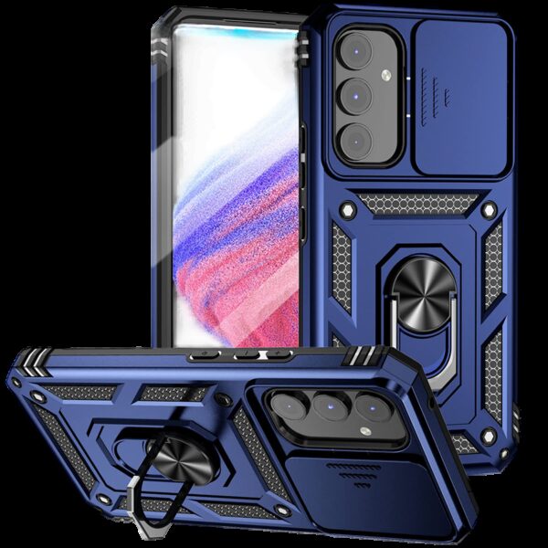 Forcell Samsung Galaxy A54 5G Hybrid Armor Camshield Θήκη Σκληρή - Blue