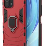 Forcell Xiaomi Mi 11 Lite 4G / Mi 11 Lite 5G Magnetic Ring Holder Θήκη Σκληρή - Red