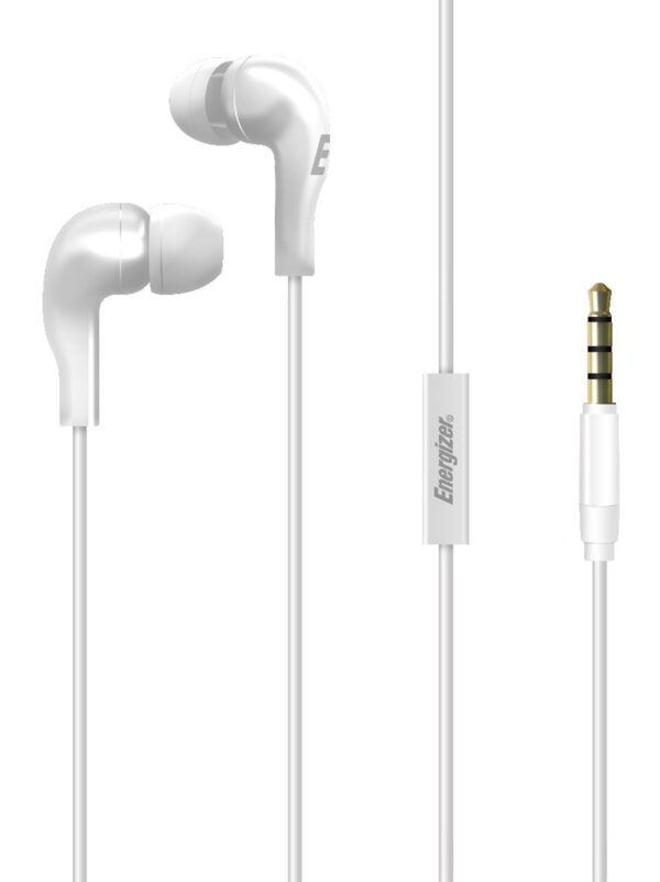 Energizer CIA5 In-ear Handsfree με Βύσμα 3.5mm Λευκά Energizer CIA5 In-ear Handsfree με Βύσμα 3.5mm Λευκά