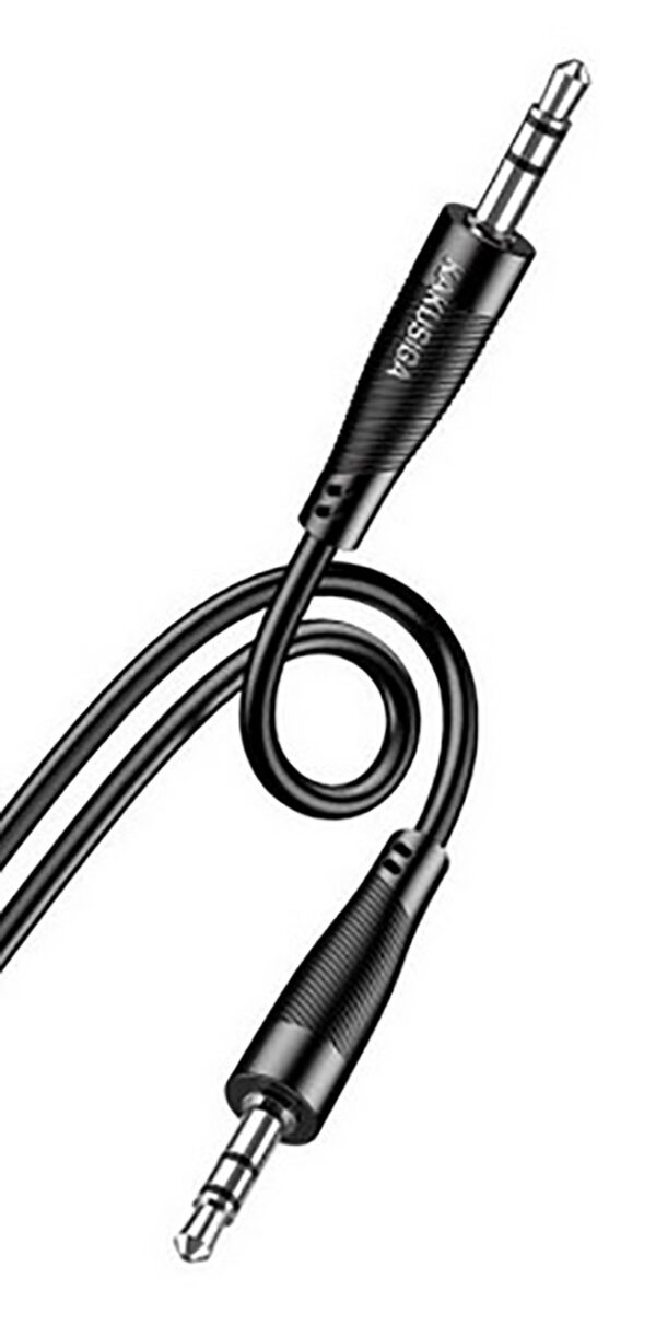 Kakusiga Cable 3.5mm male - 3.5mm male Μαύρο 1m