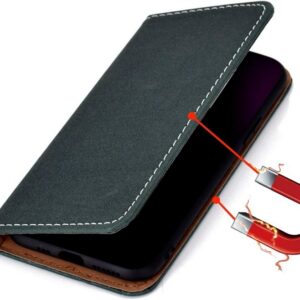 Tel1 Xiaomi Redmi Note 8 / Note 8 2021 Solid Color Magnetic Θήκη Βιβλίο - Black