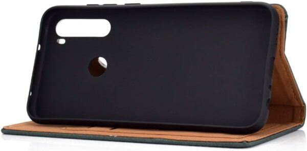 Tel1 Xiaomi Redmi Note 8 / Note 8 2021 Solid Color Magnetic Θήκη Βιβλίο - Black