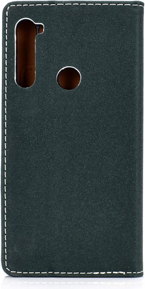 Tel1 Xiaomi Redmi Note 8 / Note 8 2021 Solid Color Magnetic Θήκη Βιβλίο - Black