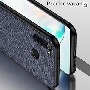 Forcell Xiaomi Redmi Note 8 / Note 8 2021 Shockproof Cloth Texture Θήκη Σκληρή - Red