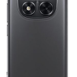 Forcell Xiaomi Redmi Note 14 Pro 5G Plating Fine Hole Θήκη με Πλαίσιο Σιλικόνης Διάφανη - Black