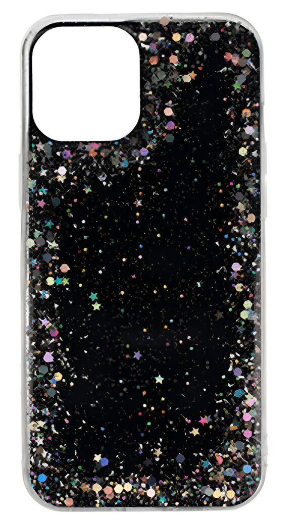 Forcell iPhone 11 Pro Brilliant Clear Θήκη Σιλικόνης - Black