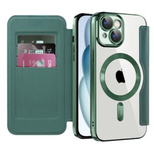 Tel1 iPhone 13 SmartMag Θήκη Βιβλίο - Dark Green
