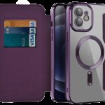 Tel1 iPhone 13 SmartMag Θήκη Βιβλίο - Dark Purple