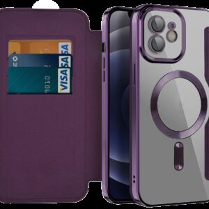 Tel1 iPhone 13 SmartMag Θήκη Βιβλίο - Dark Purple