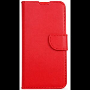 Tel1 Xiaomi Redmi 9A / 9AT Magnetic Closure Θήκη Βιβλίο - Red