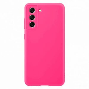 Forcell Samsung Galaxy S21 FE 5G Soft Touch Θήκη Σιλικόνης - Fuchia