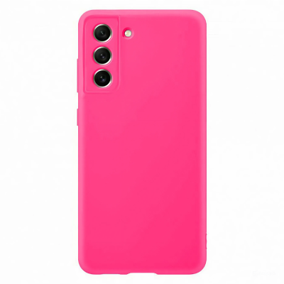 Forcell Samsung Galaxy S21 FE 5G Soft Touch Θήκη Σιλικόνης - Fuchia