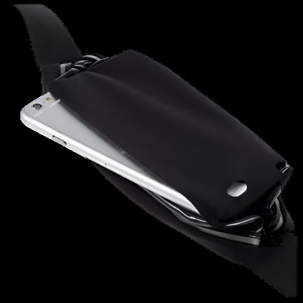 Αδιάβροχη Θήκη Μέσης Universal έως 5.5" Waterproof Διαφανές - Μαύρο