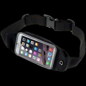 Αδιάβροχη Θήκη Μέσης Universal έως 5.5" Waterproof Διαφανές - Μαύρο