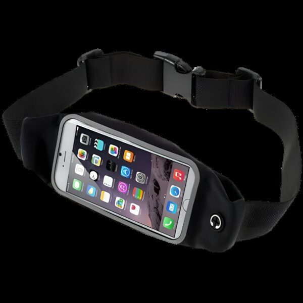 Αδιάβροχη Θήκη Μέσης Universal έως 5.5" Waterproof Διαφανές - Μαύρο