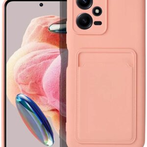 Forcell Xiaomi Redmi Note 12 Pro 5G / Xiaomi Poco X5 Pro 5G Card Back Cover Θήκη Σιλικόνης - Coral