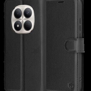 Techsuit Xiaomi Redmi Note 15 Pro 5G Leather Folio Θήκη Βιβλίο - Black