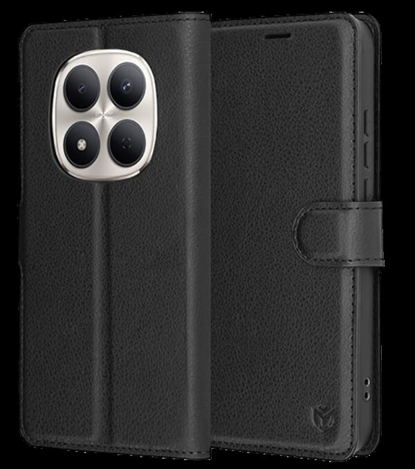Techsuit Xiaomi Redmi Note 15 Pro 5G Leather Folio Θήκη Βιβλίο - Black Techsuit Xiaomi Redmi Note 15 Pro 5G Leather Folio Θήκη Βιβλίο - Black