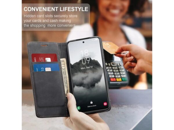 Techsuit Xiaomi Redmi Note 15 Pro 5G Confy Cover Θήκη Βιβλίο - Black