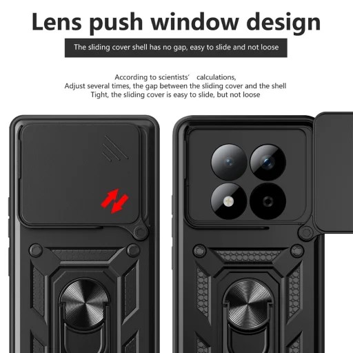 Techsuit Xiaomi Redmi Note 15 4G / 5G / Poco M8 Camshield Series Θήκη Σκληρή - Blue